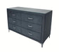 Crown Mark Furniture Lucinda 6 Drawer Dresser in Gray image