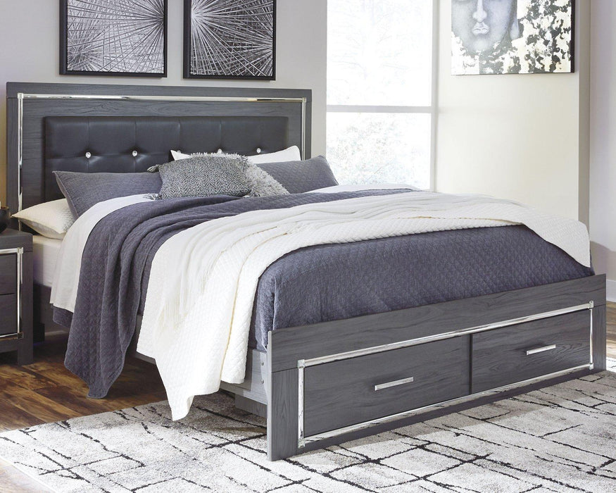 Lodanna Bed with 2 Storage Drawers