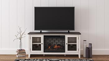 Dorrinson 60" TV Stand with Electric Fireplace