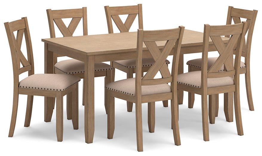 Sanbriar Dining Table and Chairs (Set of 7) image