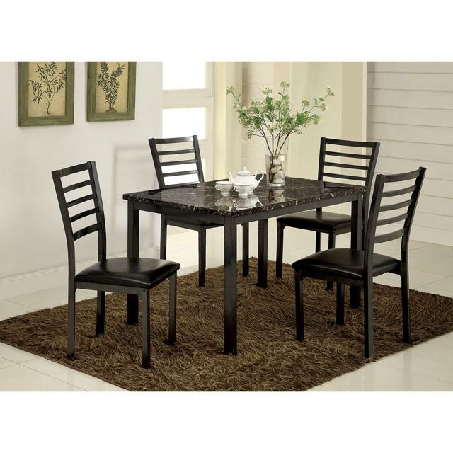 COLMAN Black 48" Dining Table