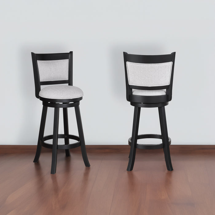 CECIL SWIVEL BAR STOOL DOVE K/D