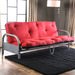 Aksel Black/Red Futon Mattress, Black & Red image